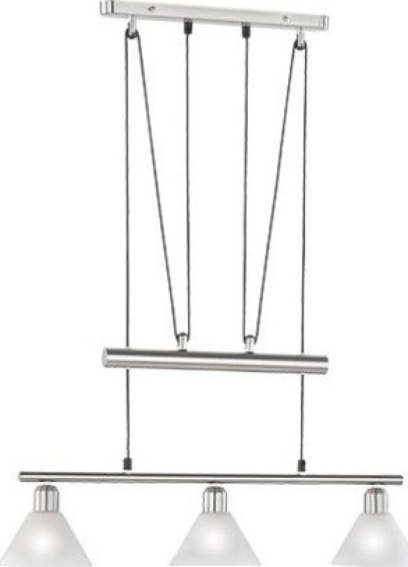 Trio Lighting Stamina Κρεμαστό Φωτιστικό Μοντέρνο Τρίφωτο Λευκό
