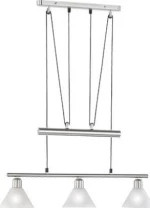 Trio Lighting Stamina Κρεμαστό Φωτιστικό Μοντέρνο Τρίφωτο Λευκό