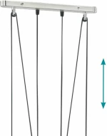 Trio Lighting Stamina Κρεμαστό Φωτιστικό Μοντέρνο Τρίφωτο Λευκό