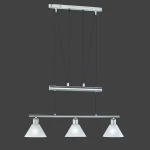 Trio Lighting Stamina Κρεμαστό Φωτιστικό Μοντέρνο Τρίφωτο Λευκό
