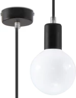 Sollux Edison Κρεμαστό Φωτιστικό Μοντέρνο Ανάρτηση Μαύρο