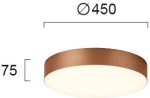 Φωτιστικό Οροφής - Πλαφονιέρα Led Bruce 4235301 Brown Viokef