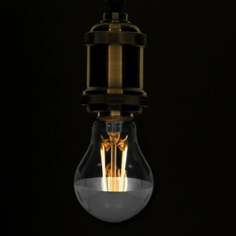 GloboStar Edison Retro Λάμπα LED για Ντουί E27 και Σχήμα A60 Θερμό Λευκό 880lm Dimmable