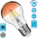 GloboStar Edison Retro Λάμπα LED για Ντουί E27 και Σχήμα A60 Θερμό Λευκό 840lm Dimmable