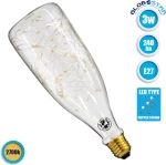 GloboStar Deco Bottle Λάμπα LED για Ντουί E27 Θερμό Λευκό 240lm