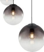 Globo Lighting Varus Κρεμαστό Φωτιστικό Μοντέρνο Πολύφωτο Ασημί