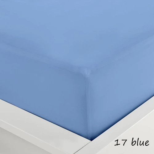 Sunshine Σεντόνι Ημίδιπλο με Λάστιχο 120x200 Menta Blue 17