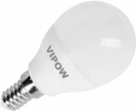 Vipow Λάμπα LED για Ντουί E14 και Σχήμα G45 Θερμό Λευκό 560lm
