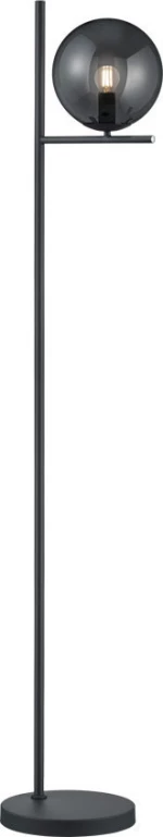 Trio Lighting Pure Φωτιστικό Δαπέδου Μαύρο με Ύψος 150cm