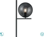 Trio Lighting Pure Φωτιστικό Δαπέδου Μαύρο με Ύψος 150cm