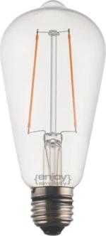 Elvhx Λάμπα LED για Ντουί E27 και Σχήμα ST64 Θερμό Λευκό 200lm Dimmable