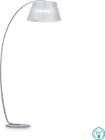 Ideal Lux Pagoda PT1 Φωτιστικό Δαπέδου Ασημί με Ύψος 184cm