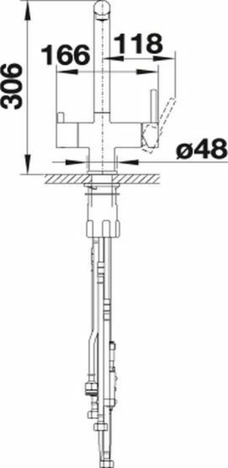 Blanco Fontas II Chrome 525198