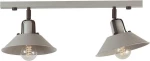 Mavros Lighting Μήλος Πλαφονιέρα Οροφής Λευκή από Μέταλλο 2xE27
