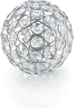Ideal Lux Nodi Crystal PL9 Πλαφονιέρα Οροφής Ασημί από Μέταλλο