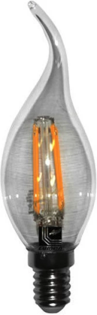 Adeleq Λάμπα LED για Ντουί E14 και Σχήμα C35 Θερμό Λευκό 430lm
