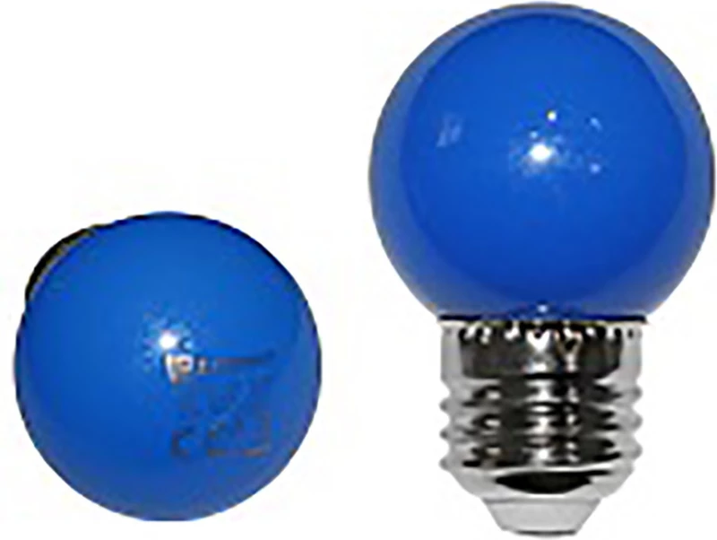 Adeleq Λάμπα LED για Ντουί E27 και Σχήμα G45 Μπλε 180lm