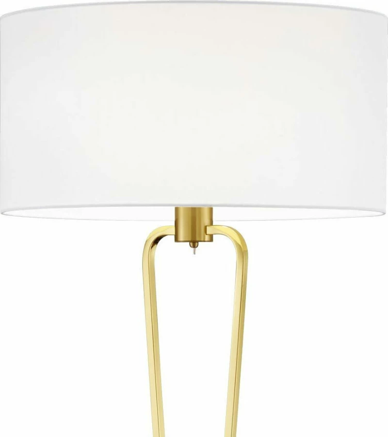Trio Lighting Paris Ii Φωτιστικό Δαπέδου Λευκό με Ύψος 160cm