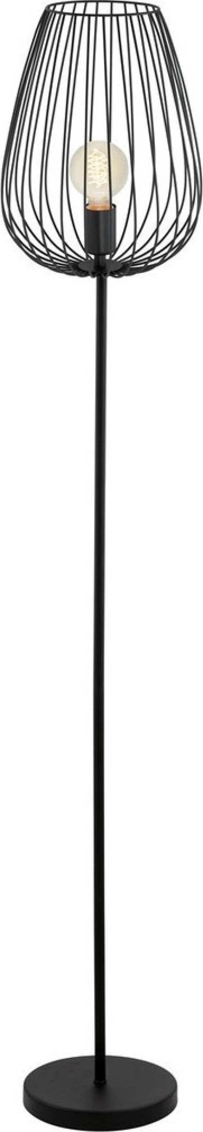 Eglo Newtown Φωτιστικό Δαπέδου Μαύρο με Ύψος 159.5cm