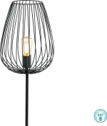 Eglo Newtown Φωτιστικό Δαπέδου Μαύρο με Ύψος 159.5cm