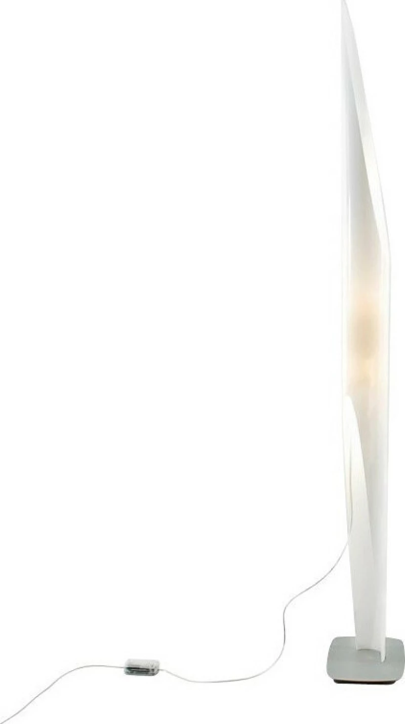 Kundalini Shakti 250 White Φωτιστικό Δαπέδου Λευκό με Ύψος 250cm