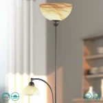 Wofi Lacchino Φωτιστικό Δαπέδου Καφέ με Ύψος 180cm