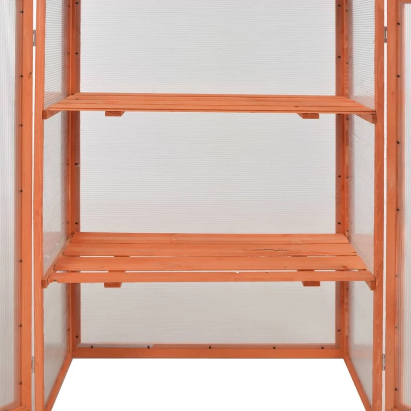 vidaXL Θερμοκήπιο 75x47x109cm Ξύλινο 170646