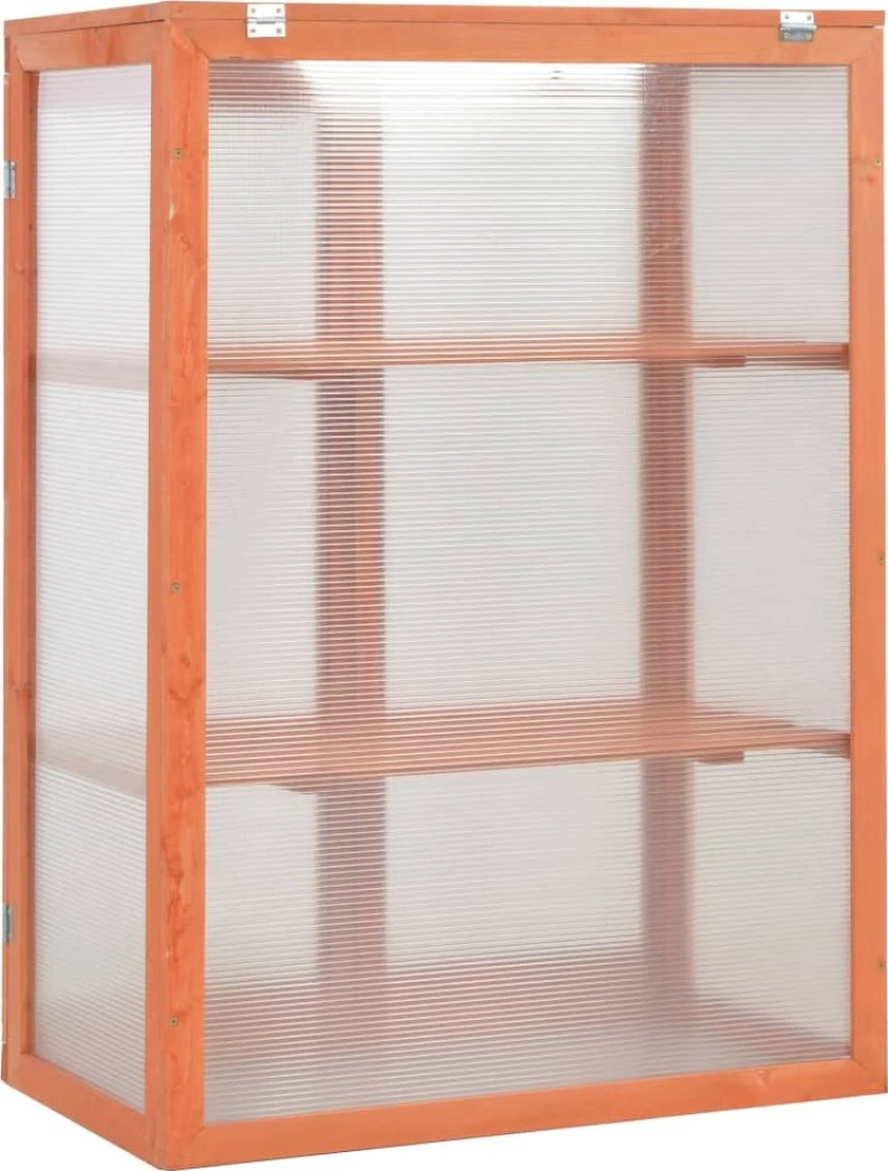 vidaXL Θερμοκήπιο 75x47x109cm Ξύλινο 170646