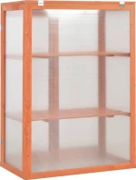 vidaXL Θερμοκήπιο 75x47x109cm Ξύλινο 170646