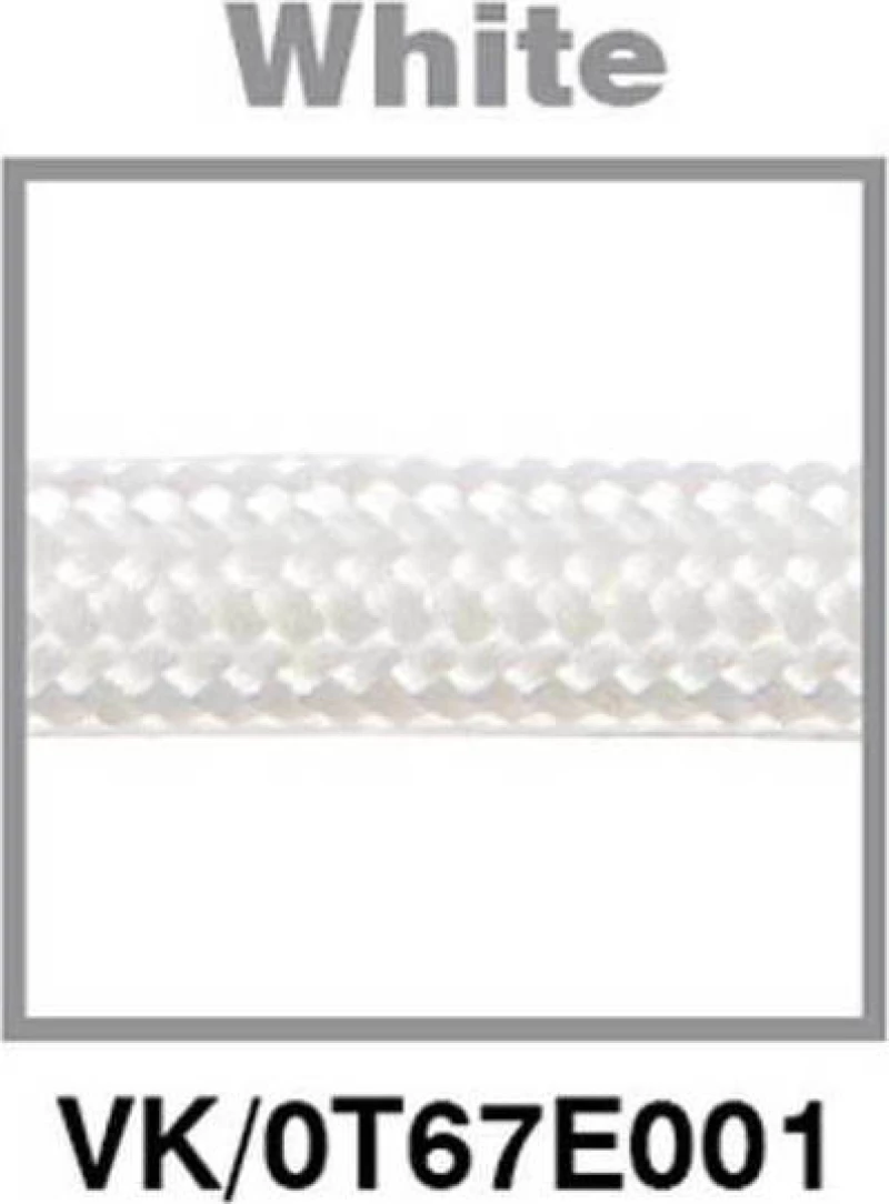 VK Lighting Υφασμάτινο Καλώδιο Στρογγυλό Λευκό 3x0.75mm² (1m) 47143-050654