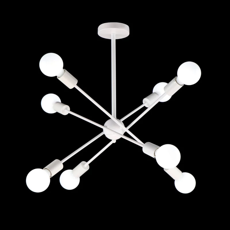 Home Lighting Κρεμαστό Φωτιστικό Μοντέρνο Πολύφωτο Λευκό