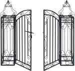 vidaXL Πύλη Κήπου Διακοσμητική 100x122cm 49419