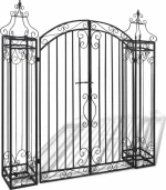 vidaXL Πύλη Κήπου Διακοσμητική 134x122cm 40905