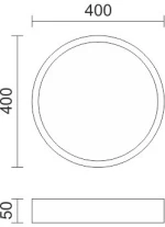 Spotlight Led Πλαφονιέρα 24W 3000K Ø40 3205
