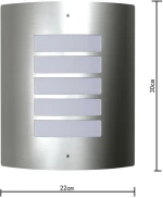 vidaXL Επιτοίχιο Εξωτερικό Φωτιστικό 40369
