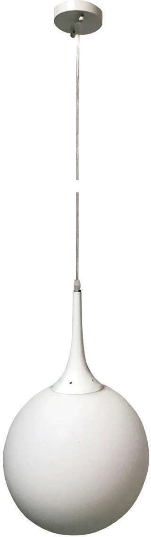 VK Lighting Κρεμαστό Φωτιστικό Μοντέρνο Μονόφωτο Λευκό