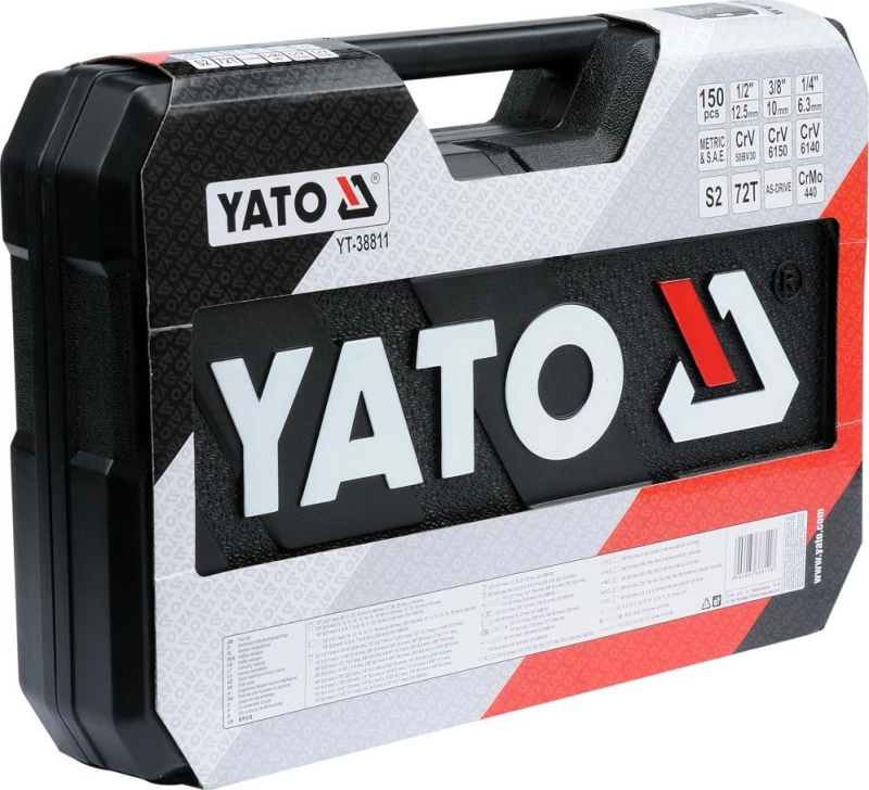 Σετ Εργαλείων Yato YT-38811 Socket wrench set 150 pc(s)