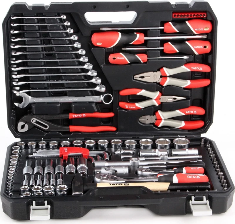 Σετ Εργαλείων Yato Yt-38901 Tool Set Xxl 1/4-1/2" 122 Items