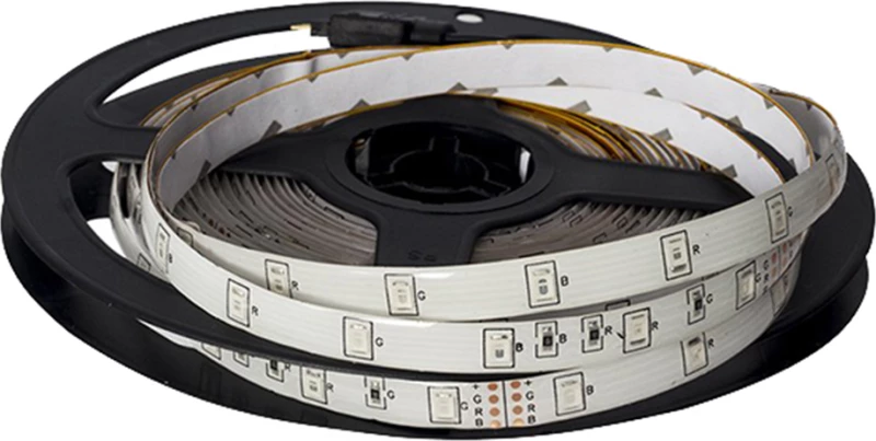 Ταινία LED RGB 5m με Τροφοδοτικό και Τηλεχειριστήριο 12V