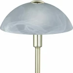 Trio Lighting Donna Πορτατίφ με Λευκό Καπέλο και Χρυσή Βάση