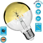 GloboStar Λάμπα LED για Ντουί E27 και Σχήμα G80 Θερμό Λευκό 400lm Dimmable