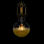 GloboStar Λάμπα LED για Ντουί E27 και Σχήμα G80 Θερμό Λευκό 400lm Dimmable