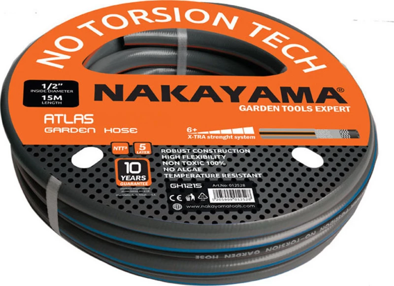 Nakayama Λάστιχο Ποτίσματος Atlas 3 1/2" 25m 024019