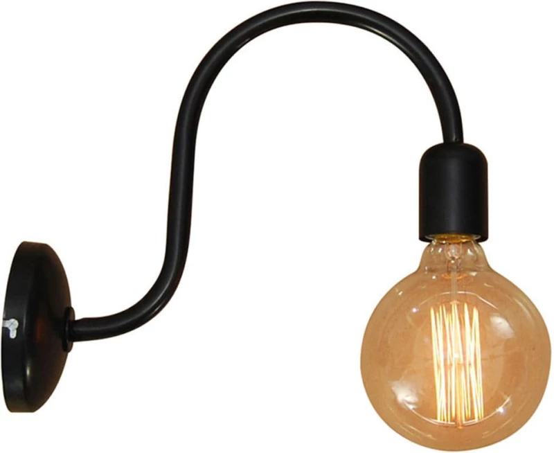 Home Lighting Selena Φωτιστικό Τοίχου Μαύρο