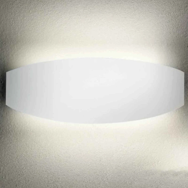 Ondaluce Dria Φωτιστικό Τοίχου Λευκό LED 12W 3000K (40x14cm)