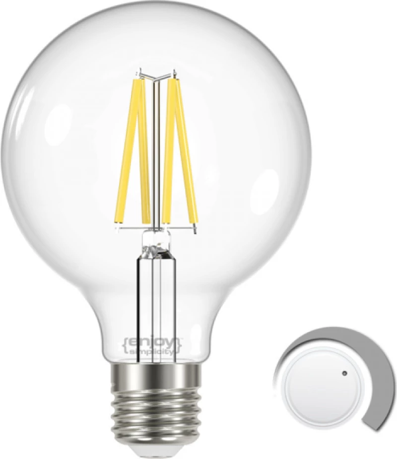 Elvhx Λάμπα LED για Ντουί E27 και Σχήμα G95 Ψυχρό Λευκό 806lm Dimmable