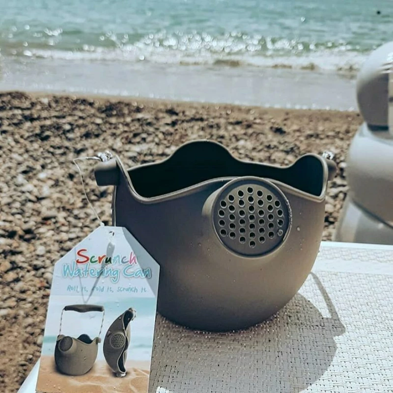 Scrunch Ποτιστήρι από Ανακυκλώσιμη Σιλικόνη Cool Gray SCR-110030