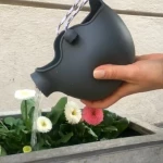 Scrunch Ποτιστήρι από Ανακυκλώσιμη Σιλικόνη Cool Gray SCR-110030