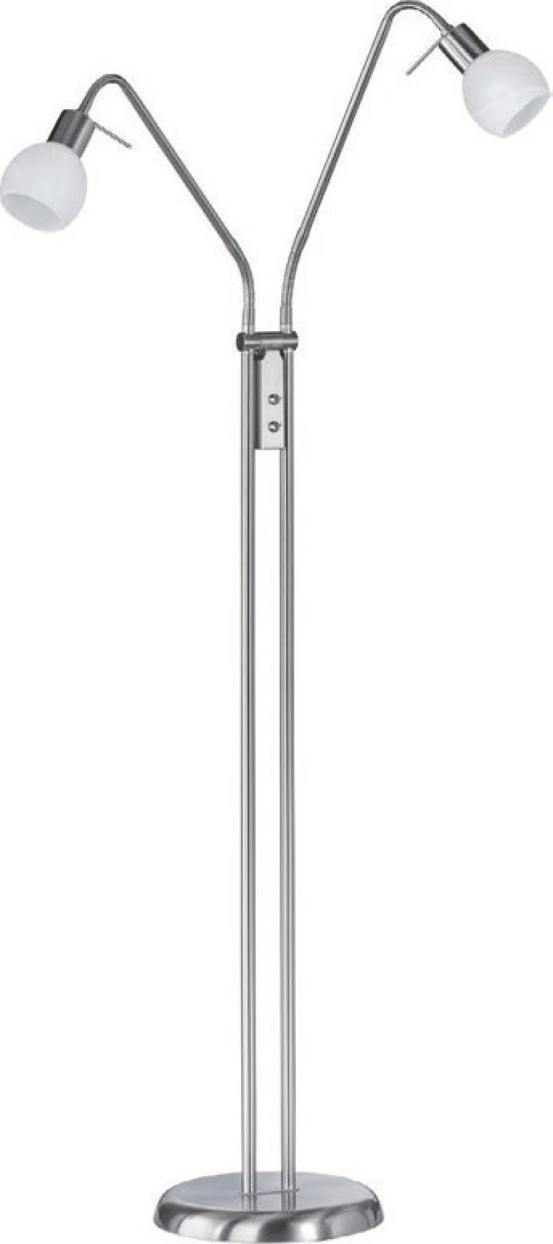 Trio Lighting Antibes Φωτιστικό Δαπέδου Ασημί με Ύψος 125cm