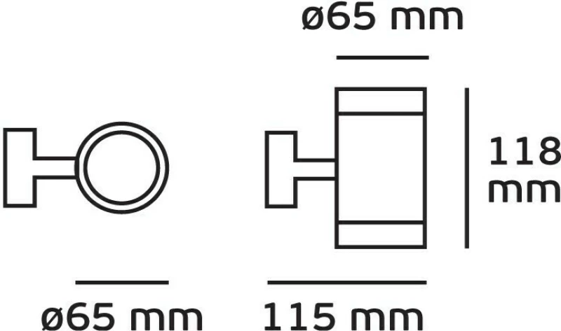 VK Lighting Επιτοίχιο Εξωτερικό Φωτιστικό 75169-183997